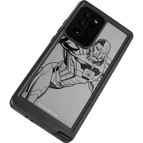 DC Comics Cyborg Comic Pop Galaxy Note20 Ultra 5G Waterproof Case